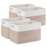 SixDOVE storage basket on a shelf for toy and book organization.