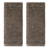 SKL Home CloudSoft hand towel set in mink brown for daily luxury