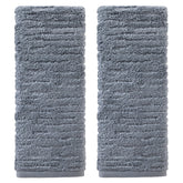 SKL Home CloudSoft hand towel in smoke blue close-up showing plush luxury for daily use