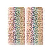 SKL Home Rhapsody hand towel set with a colorful pattern for vibrant bathrooms.