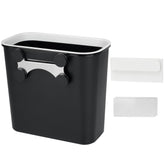 Skyflame 2.1 gal magnetic garbage can mounted on wall for easy access.
