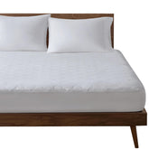 Sleep Philosophy Queen Mattress Pad with cloud-quilted top for breathable comfort