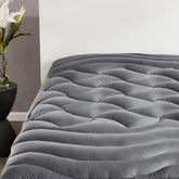 Sleep Zone King Topper cooling surface supports balanced temperature for restful nights.