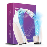 Slientspin portable neck fan with six speeds for customizable cooling on the go.
