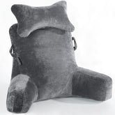 SLIGUY Reading Pillow backrest showing full 31in height for neck and back support during reading