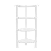 SLZBCY four-tier corner shower caddy ready to organize bath toiletries.