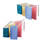 Smartsome wall-mounted drying rack 30-inch wide, saves valuable laundry space.