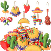 SmoothNovelty Mexican cactus ornament adds color for indoor or outdoor fiestas