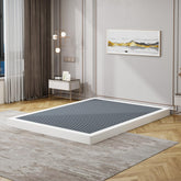 Snaye low profile queen box spring assembly provides sturdy mattress support.