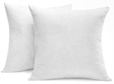 SNUG&COZY goose down pillow insert 16x16, pack of 2, plush loft for decorative cushions.