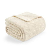 Snuggle Sac Buttery Ivory blanket close-up texture for luxurious warmth