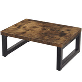 Snughome rustic brown wooden step stool for kids reaching sinks safely