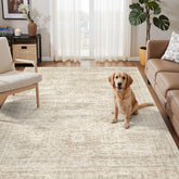 Soalmost 3x5 rug for kitchen with non-slip backing enhances safety