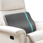 SofGlowly lumbar support pillow for recliner provides full lower back coverage.
