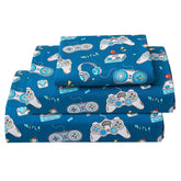 Softan Kids Bed Sheet Set with game controller pattern keeps bedtime fun and cozy.