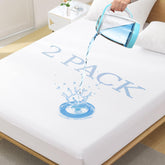 Softhour waterproof mattress protector Twin XL keeps spills at bay on dorm beds.