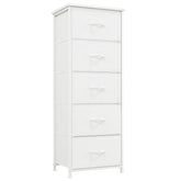 Somdot tall dresser with five drawers for organized bedroom storage.