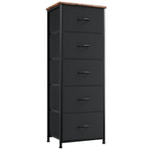 Somdot tall dresser with five drawers for organized bedroom storage.