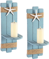 SOMTO Beach Starfish Wall Sconce front view adds coastal charm