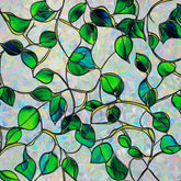 Somwise Rainbow Window Film shows dual privacy with a shifting rainbow effect on glass
