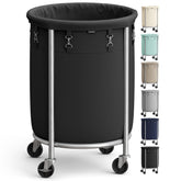 SONGMICS 29-gallon rolling laundry basket with wheels for easy transport