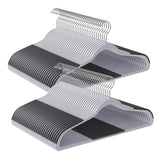 Songmics 60-pack hangers with a thin design save closet space and organize outfits.