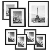 SONGMICS collage frames in black showcase 11x14 centerpiece for a refined wall display.