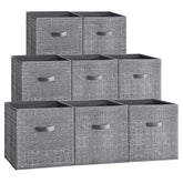 SONGMICS 13x13x13 storage cube folding panels for quick setup and space saving