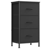 SONGMICS dresser ink-black top surface supports lamps and decor up to 66 lb