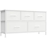 SONGMICS dresser steel frame demonstrates durable support for organized storage in any room