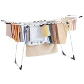 SONGMICS Gullwing rack folded for compact storage and easy stowing