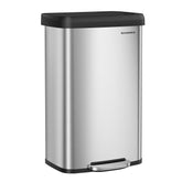 Songmics 21-gallon kitchen trash can front view with ample capacity