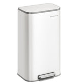 SONGMICS 8-gallon kitchen trash can with lid and stainless steel finish