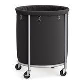 SongMics rolling laundry basket with wheels enables easy transport between rooms