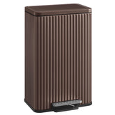 SongMics 13-gallon trash can with pedal lid for hands-free kitchen use