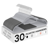 SongMICS UCRP20G30 coat hanger with nonslip rubber strips keeps garments securely in place.