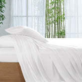 SONORO KATE bamboo sheets close-up shows silky softness for restful sleep