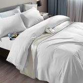 SONORO KATE flat sheet 90x102 offers silky comfort for restful sleep.