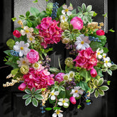 Soomeir spring wreath front door 24inch adds welcoming seasonal charm.