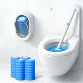 SOPAMI disposable toilet wand kit with ergonomic 17-inch handle for easy cleaning