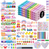 Sopito 80pcs spirit clips in macaron colors for cheering and uniform accents