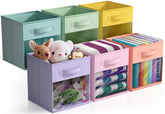 Sorbus 11-inch storage bin with clear window for quick content visibility