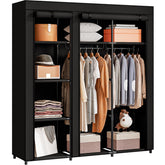 SORCEDAS portable wardrobe 51-inch frame for organized clothing storage