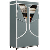SORCEDAS portable wardrobe frame shows sturdy metal construction for durable storage