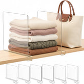 SortNStore 11 inch height shelf dividers support bulky items in a neat display