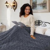 Soypipo electric blanket with 72x84 coverage for couch or bed
