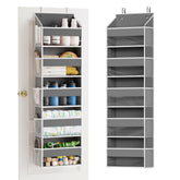 SpaceAid over-the-door organizer front view with clear pockets for quick access.