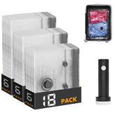 SpaceAid travel vacuum bags with pump setup ideal for fast packing on last-minute trips.