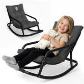 Special Supplies sensory tufted rocking chair in-use supports balance and calming play for kids