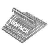 SPECILITE 16-inch chrome metal hanger for sturdy closet organization.